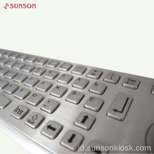 Vandal Metal Keyboard dengan Touch Pad